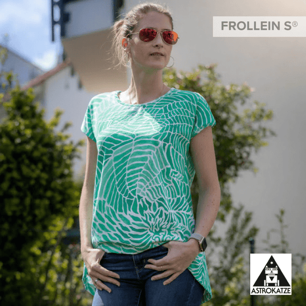 Cotton Jersey - Organic Cotton Jersey - Fossilia - Green - Frollein S®