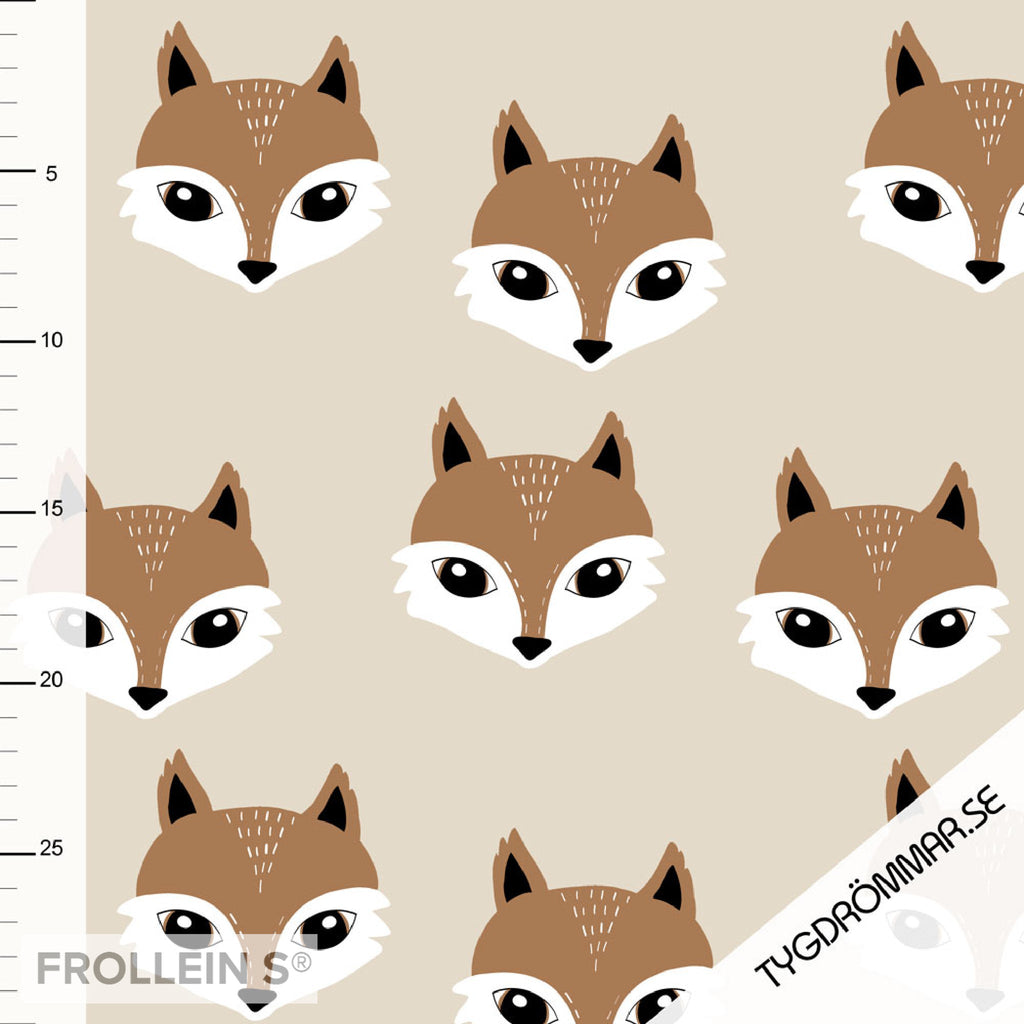 Cotton Jersey - Organic Cotton Jersey - Fox - Frollein S®