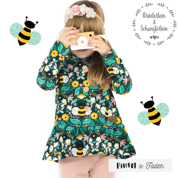 Cotton Jersey - Organic Cotton Jersey - Honeybee - Frollein S®