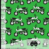 Cotton Jersey - Organic Cotton Jersey - Motorcycle - Green - Frollein S®