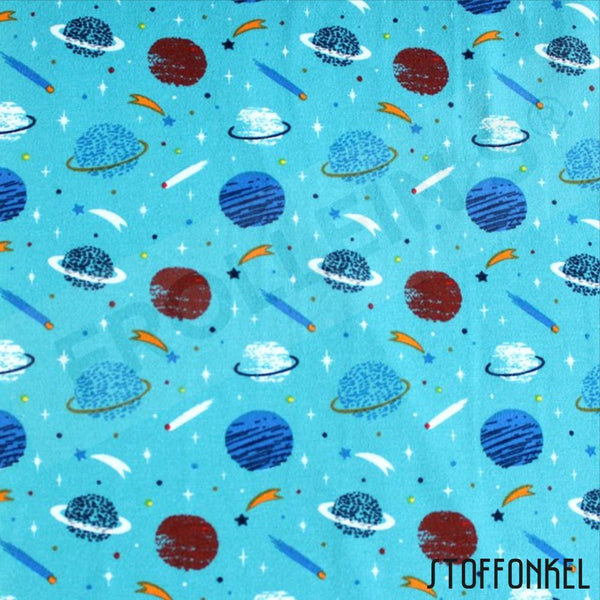 Cotton Jersey - Organic Cotton Jersey - Planets - Frollein S®