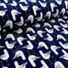 Cotton Jersey - Organic Cotton Jersey - Seagulls - Blue - Frollein S®