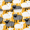 Cotton Jersey - Organic Cotton Jersey - Sheep - Yellow - Frollein S®