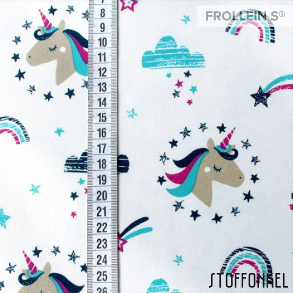 Cotton Jersey - Organic Cotton Jersey - Unicorn - Frollein S®