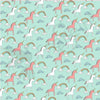 Cotton Jersey - Organic Cotton Jersey - Unicorns - Mint - Frollein S®