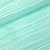 Cotton Jersey - Organic Cotton Jersey - Wavy Stripes - Mint - Frollein S®