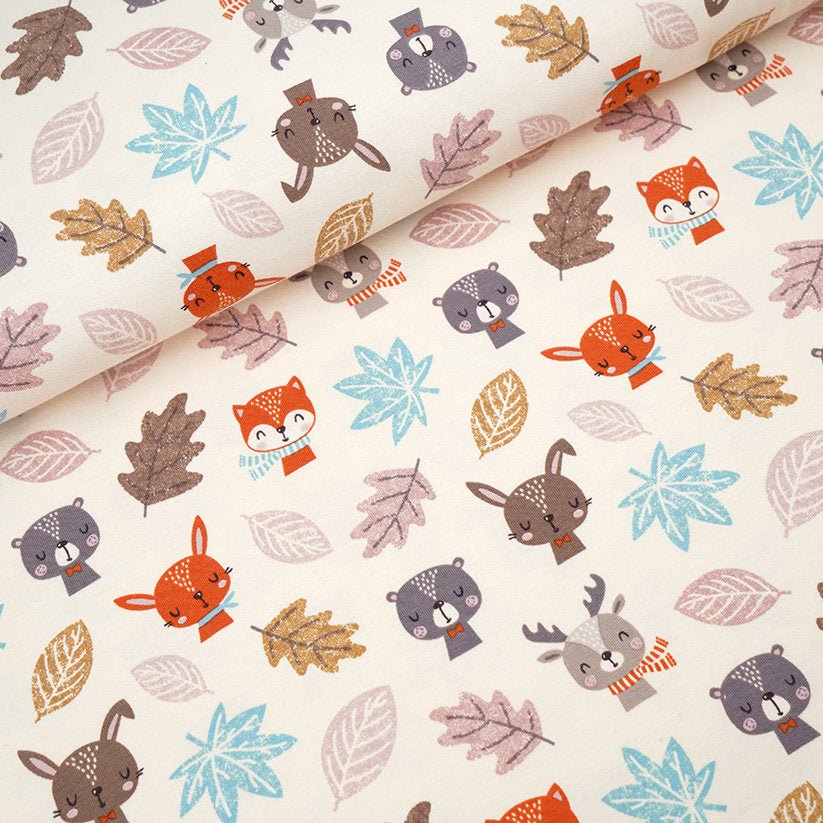 Cotton Jersey - Organic Cotton Jersey - Woodland Friends - Frollein S®