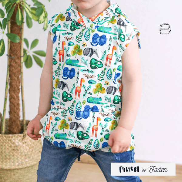 Cotton Jersey - Organic Cotton Jersey - Zoo Visit - Frollein S®