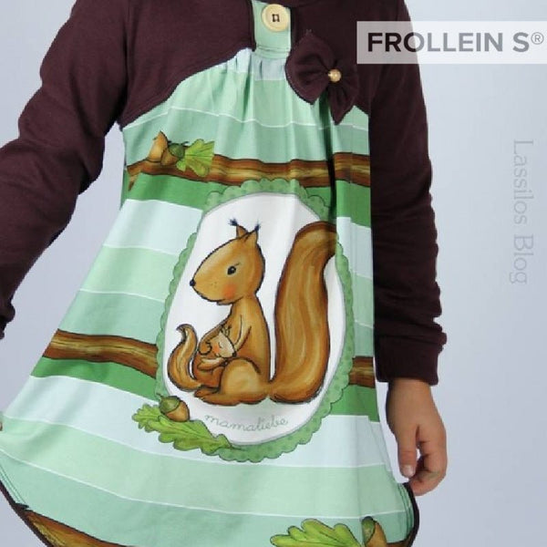 Cotton Jersey - Panel Set - Cotton Jersey - Squirrel - Green - Frollein S®