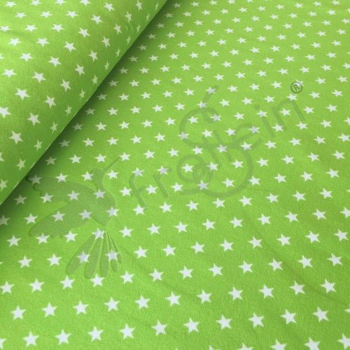  - Cotton Jersey - Small Stars - Green - Frollein S®