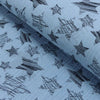 Double Gauze - Double Gauze - Scribble Stars - Light Blue - Frollein S®