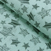 Double Gauze - Double Gauze - Scribble Stars - Mint - Frollein S®