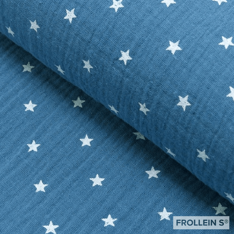 Double Gauze - Double Gauze - Stars - Blue - Frollein S®