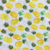 Double Gauze - Organic Double Gauze - Pineapples - Frollein S®