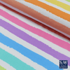 Fabric - Cotton Jersey - Rainbow Stripes - Frollein S®