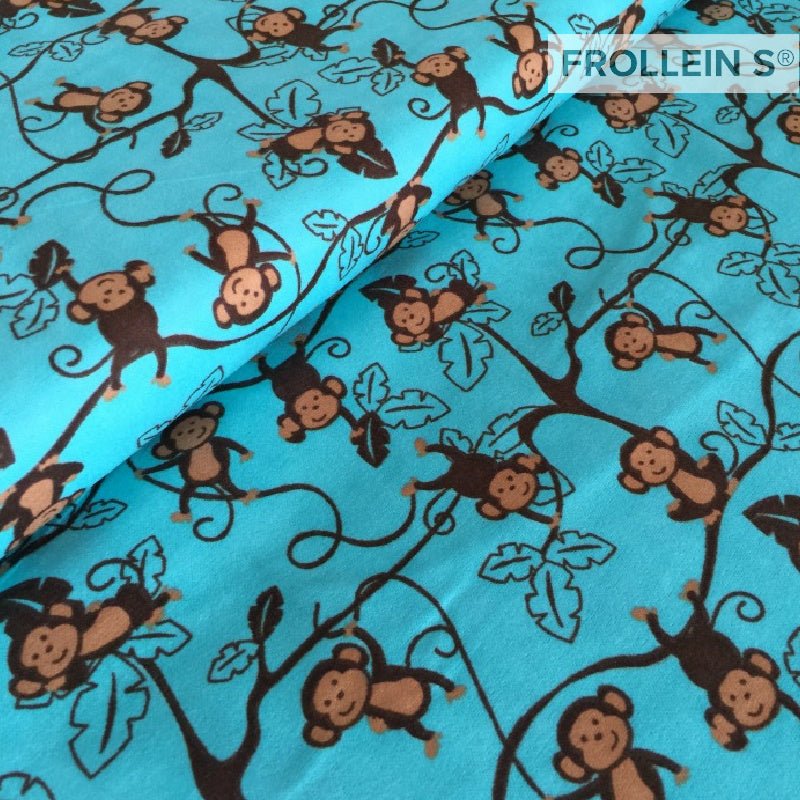 Flannel - Snuggle Flannel - Monkeys - Frollein S®