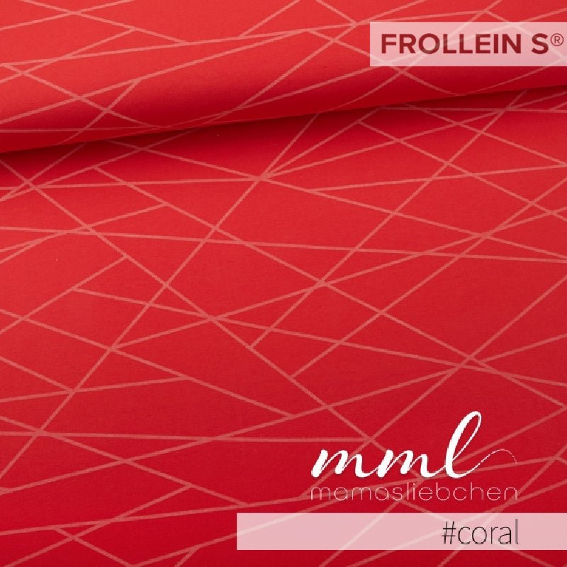 French Terry - French Terry - Nightglow - Coral - Frollein S®