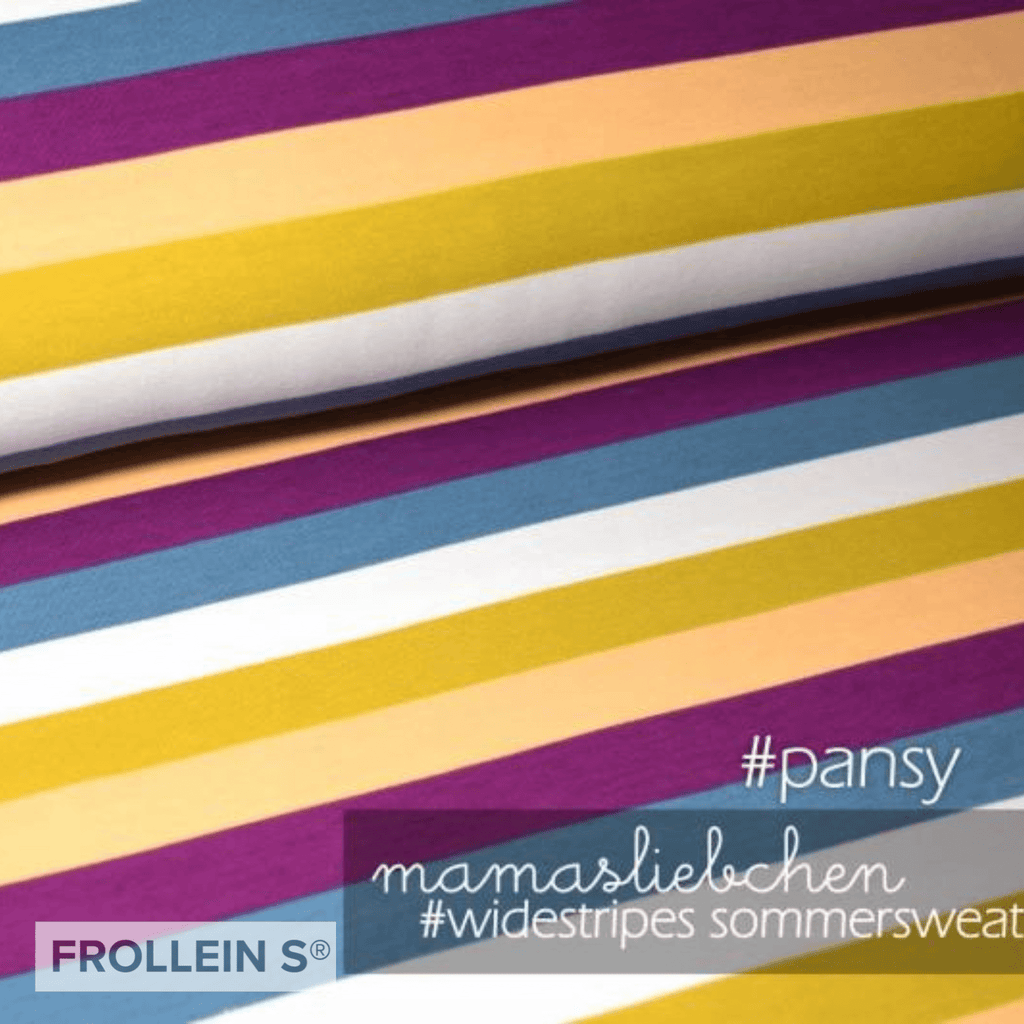 French Terry - French Terry - Widestripes - Pansy - Frollein S®