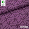 Jacquard - Organic Jacquard Fabric - Flower of Life - Plum - Frollein S®