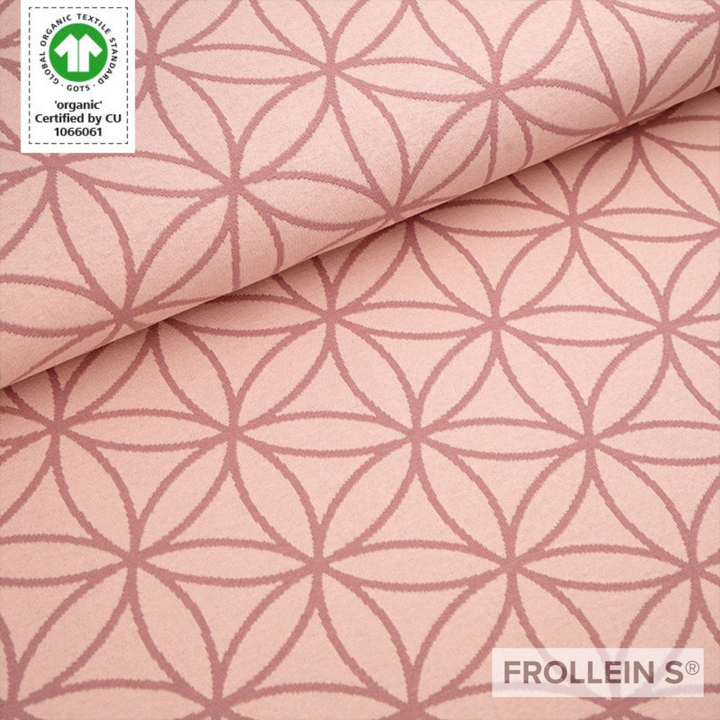 Jacquard - Pre - Order - Organic Jacquard Fabric - Flower of Life - Frollein S®