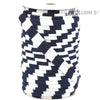 Jersey Piping Trim - Jersey Piping Trim - Stripes White - Dark Blue - Frollein S®