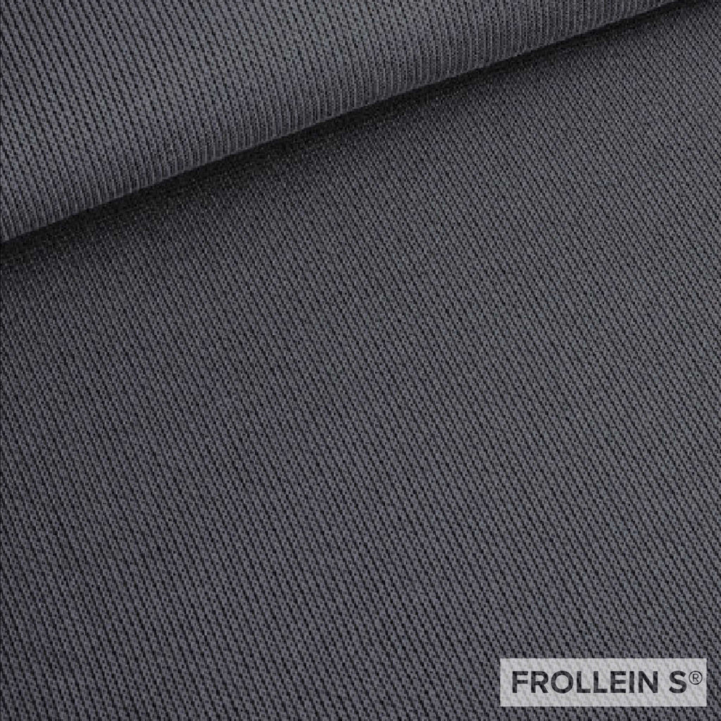 Knitted Fabric - Organic Selanik - Dark Gray - Frollein S®