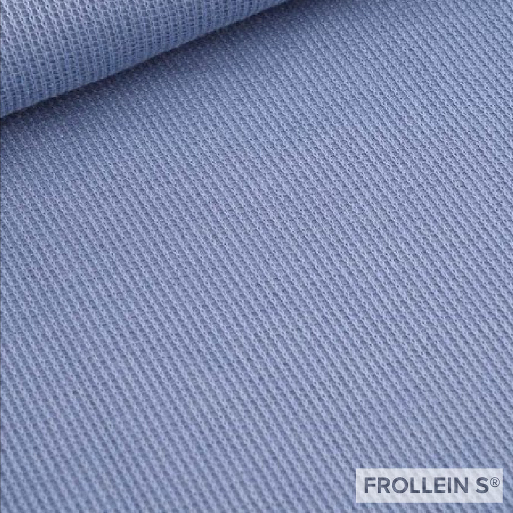 Knitted Fabric - Organic Selanik Delight - Stonewashed Blue - Frollein S®