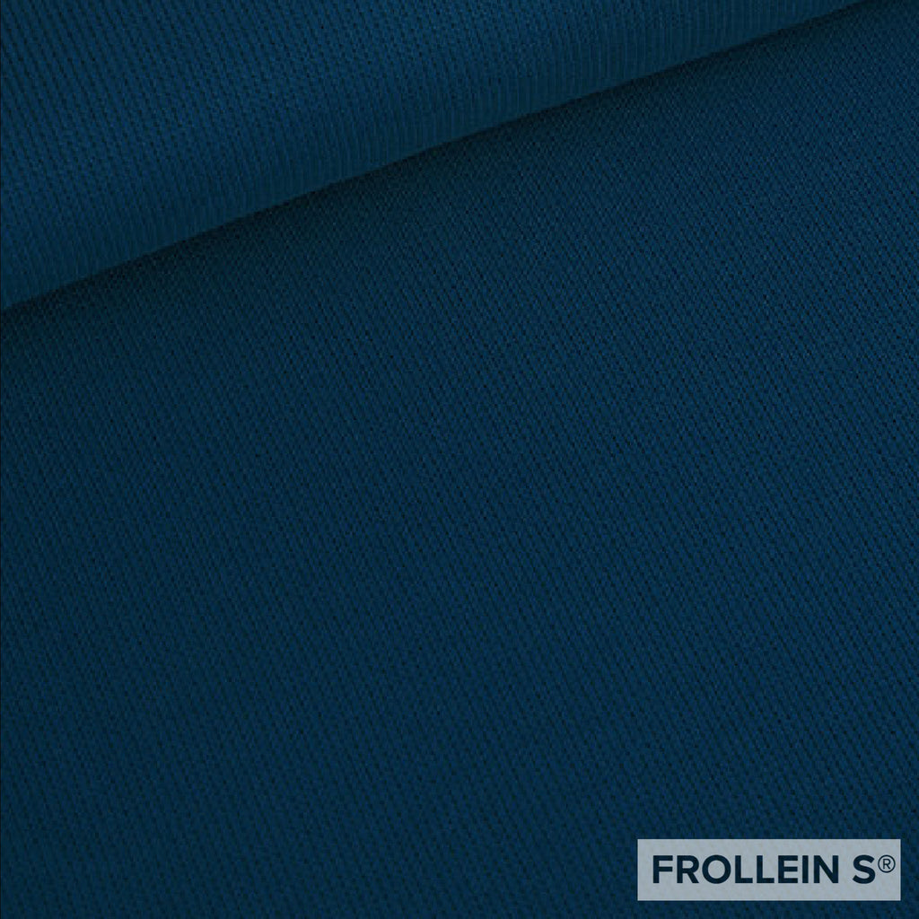 Knitted Fabric - Organic Selanik Delight - Water - By - Night - Frollein S®