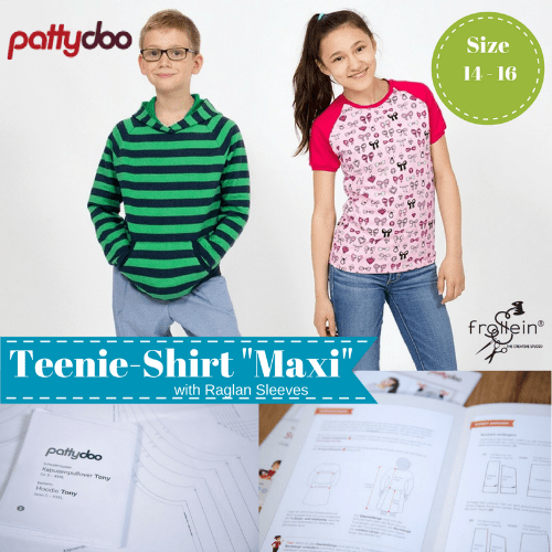 Paper Sewing Patterns - Pattydoo - Teenie Shirt - Maxi - Frollein S®