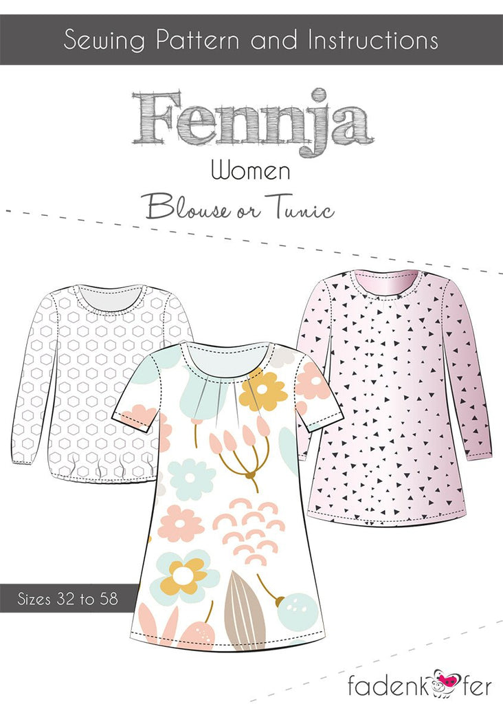 Paper Sewing Patterns - Sewing Pattern - Fennja - Women - EN - Frollein S®