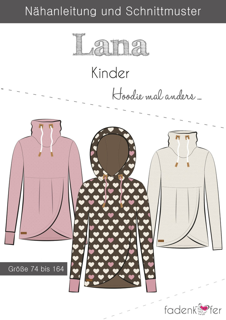 Paper Sewing Patterns - Sewing Pattern - Lana - Kids - EN - Frollein S®