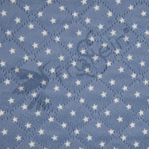 Quilted Teddy - Quilted Teddy - Stars - Jeansblue - Frollein S®