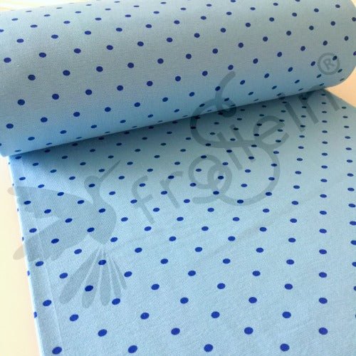 Ribbing - Ribbing - Polka Dots - Light Blue - Frollein S®