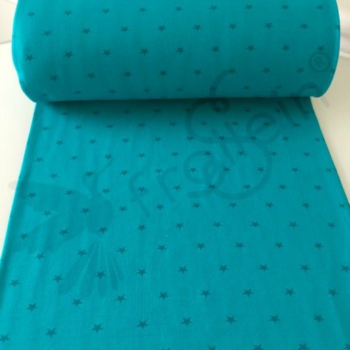 Ribbing - Ribbing - Stars - Teal - Frollein S®