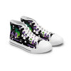 Shoes - Women's High - Top Sneakers - Boo - Purple Green - Frollein S®