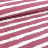 Sweat Fleece - Organic Sweat - Mellow Stripes - Vintage Rose - Frollein S®