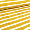 Sweat - Remnant 1 7/8 - yard - Organic Sweat - Mellow Stripes - Yellow - Frollein S®