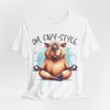 T-Shirt - Om, Capy - Style T-Shirt – Relax in Style with the Chillest Capybara Zen Design - Frollein S®