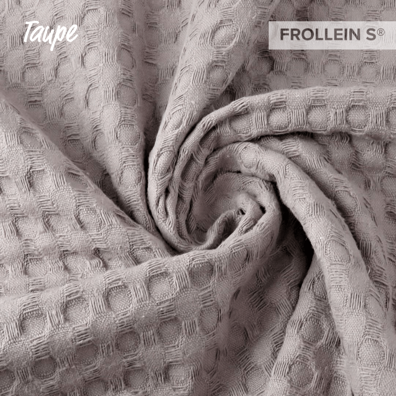 Waffle Cotton - Big Waffle Cotton - Taupe - Frollein S®