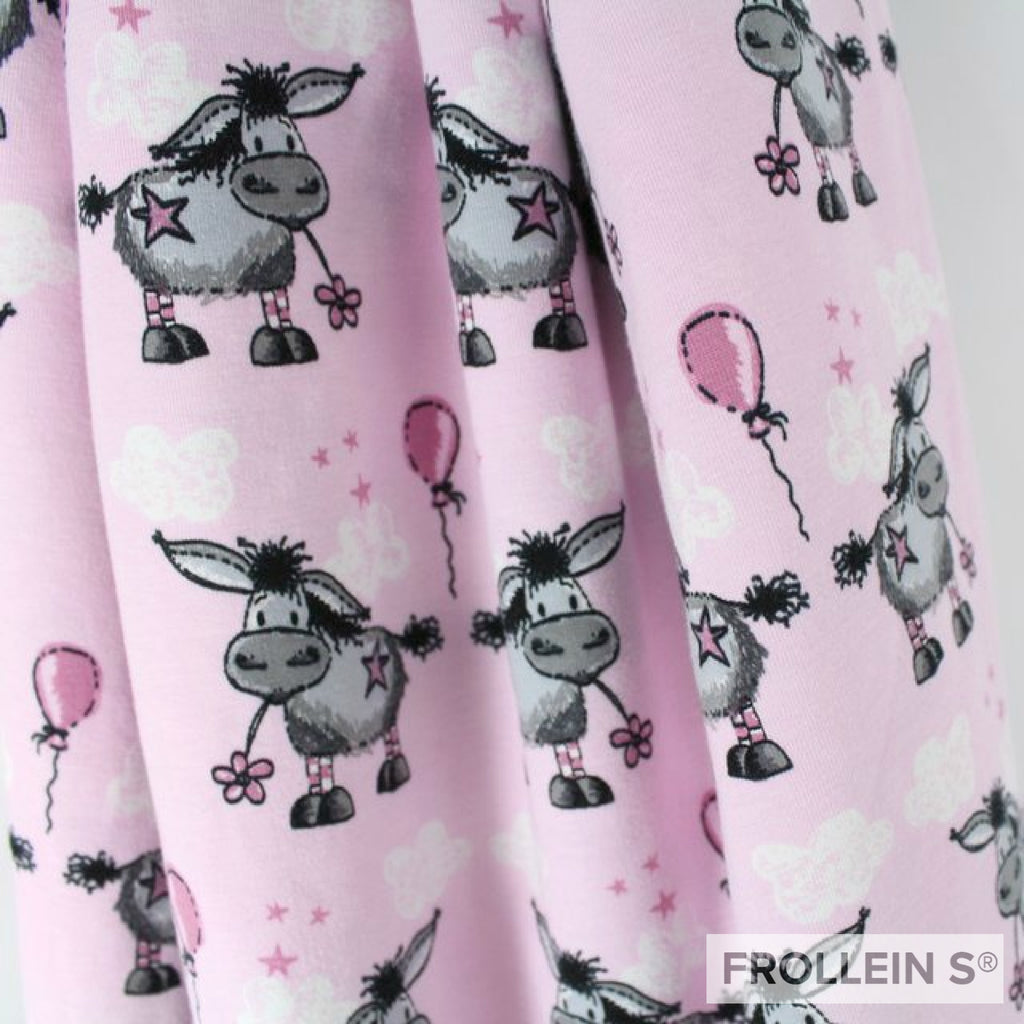 Organic Cotton Jersey - Donkey - Light Pink