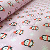 Remnant 7-inch-Cotton Jersey - Little Christmas Penguins