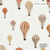 Remnant 18-inch - Cotton Jersey - Hot Air Balloon - Rust