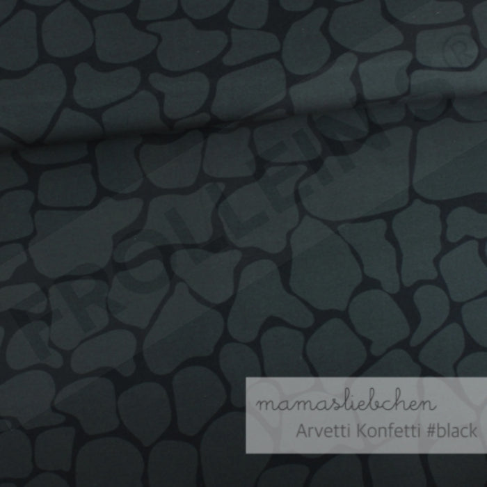 Cotton Jersey - Arvetti Dragon Coordinate - Black