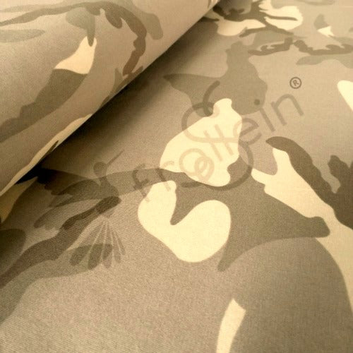 Cotton Jersey - Camouflage - Khaki