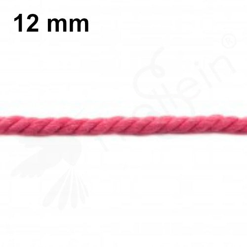 Twisted Cord Strings - Solids - 12 mm
