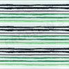Cotton Jersey - Distressed Stripes - Green