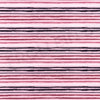 Cotton Jersey - Distressed Stripes - Pink