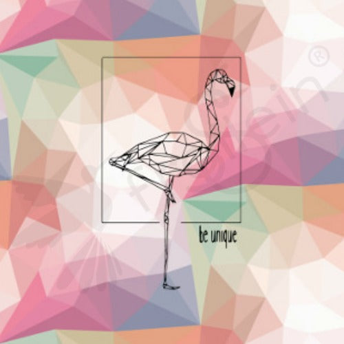 Organic Cotton Jersey -  Flamingo