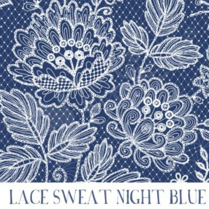 French Terry - Lace - Night Blue