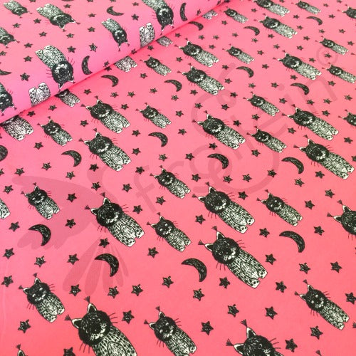 Cotton Jersey - Lynx - Pink